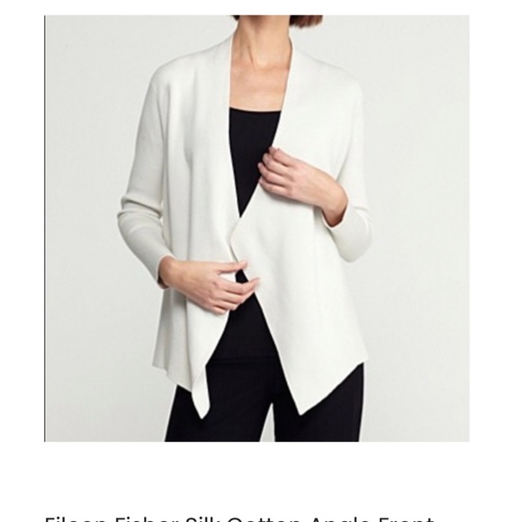 Eileen Fisher Silk cotton Cardigan - Picture 1 of 10